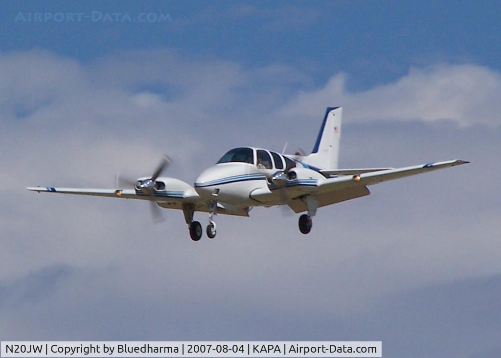 N20JW, 1962 Beech 95-A55 Baron C/N TC-258, Landing 17L