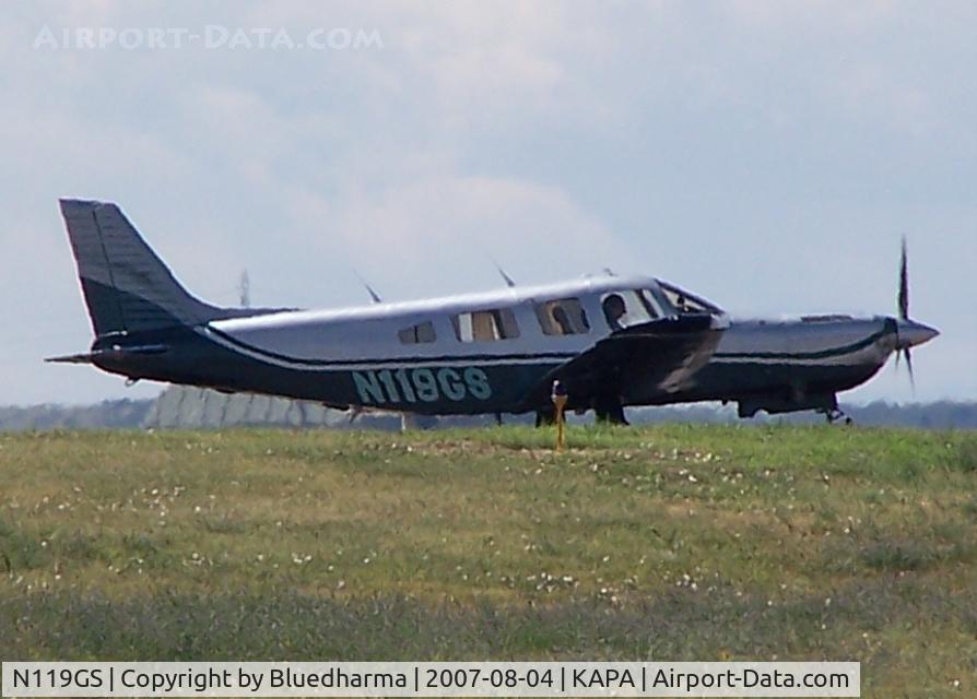 N119GS, 1985 Piper PA-32R-301T Turbo Saratoga C/N 32R-8529009, Position and Hold 17L