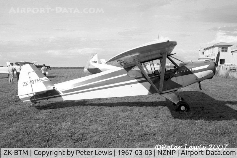 ZK-BTM, Piper PA-18 C/N 18-5972, p5hp Cub trainer