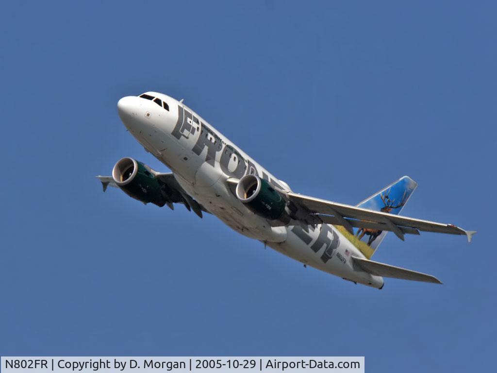 N802FR, 2003 Airbus A318-111 C/N 1991, Taken near Huntington Beach CA
