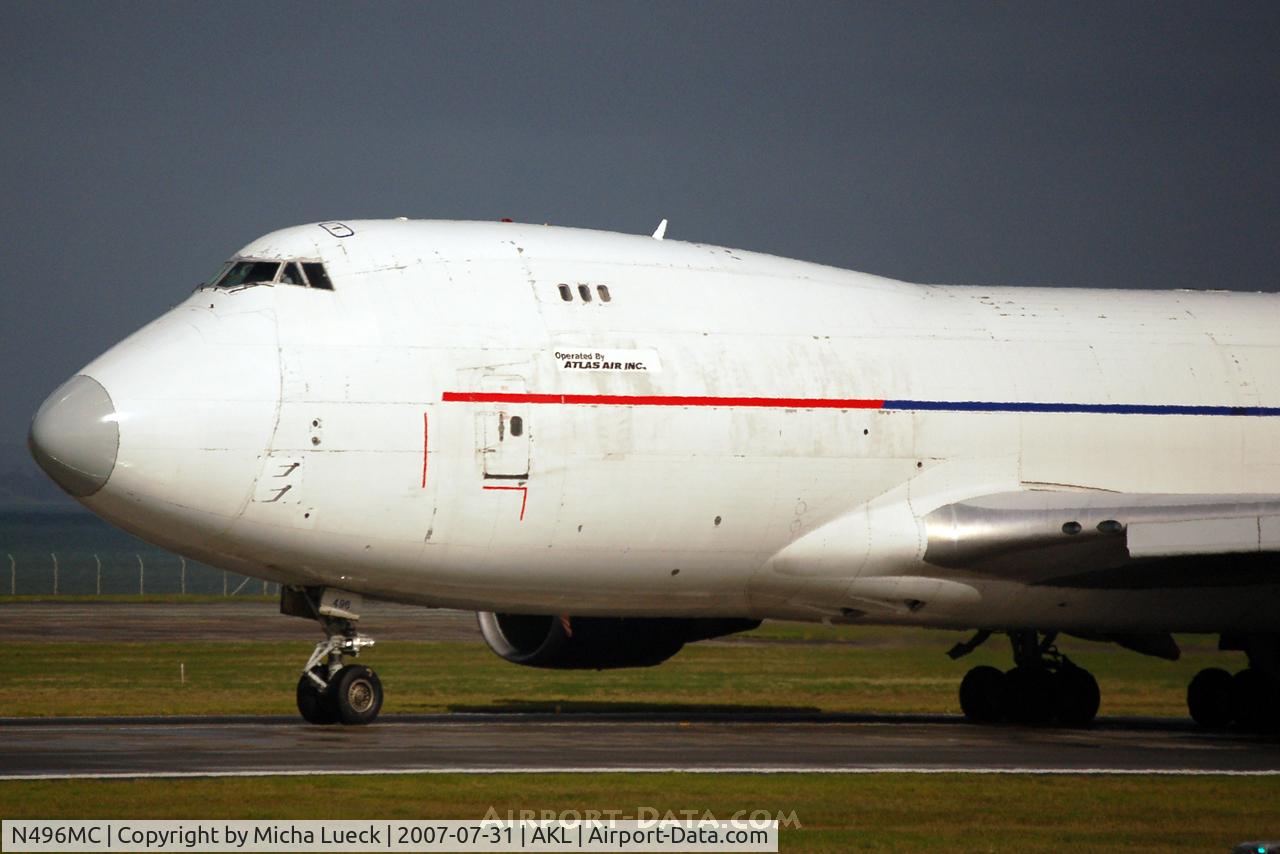 N496MC, 1999 Boeing 747-47UF C/N 29257, Looks very old and worn!