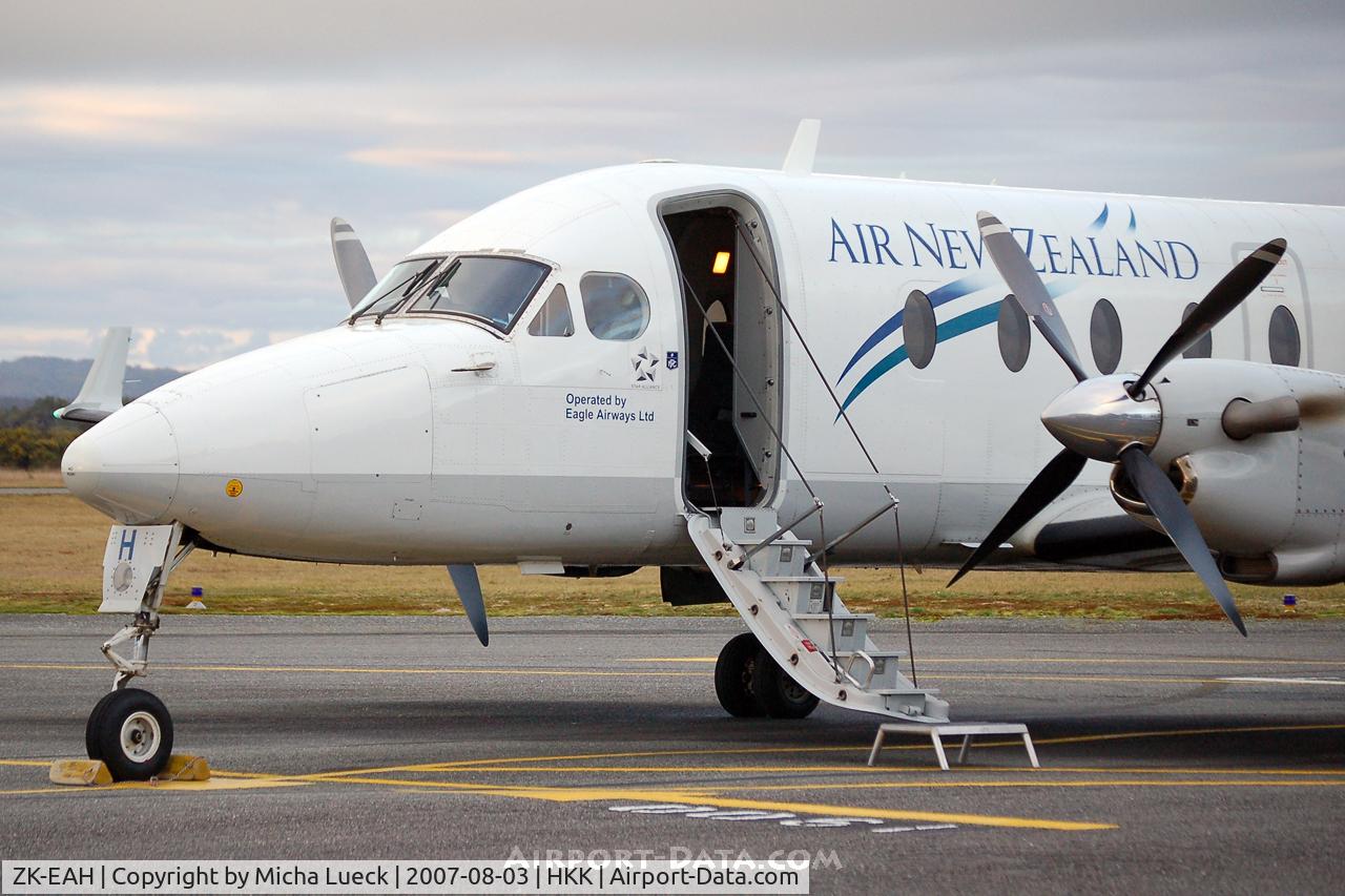 ZK-EAH, 2002 Raytheon 1900D C/N UE-431, Ready for the next 35-minute-leg across the Southern Alps to Christchurch