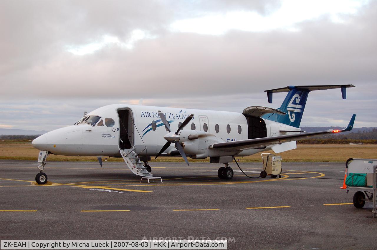 ZK-EAH, 2002 Raytheon 1900D C/N UE-431, Just arrived from Christchurch