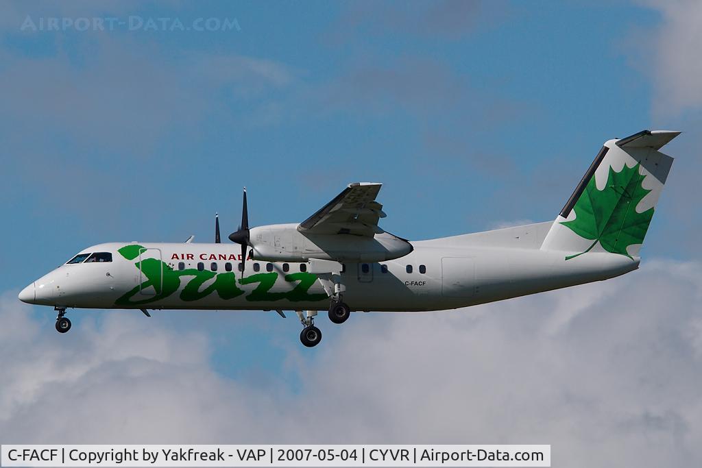 C-FACF, 1991 De Havilland Canada DHC-8-311 Dash 8 C/N 259, Jazz Dash 8-300