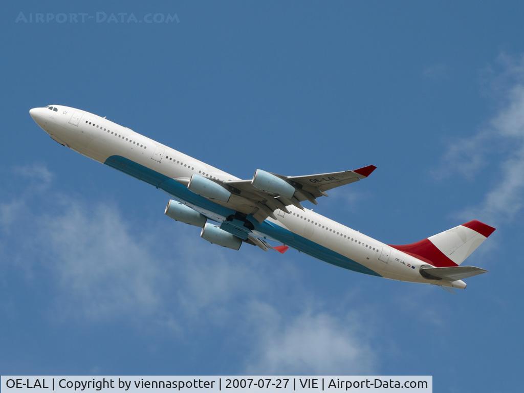 OE-LAL, 1999 Airbus A340-313 C/N 263, Untitled A340