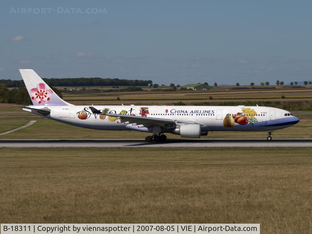 B-18311, 2006 Airbus A330-202 C/N 752, China Airlines A330 Scs