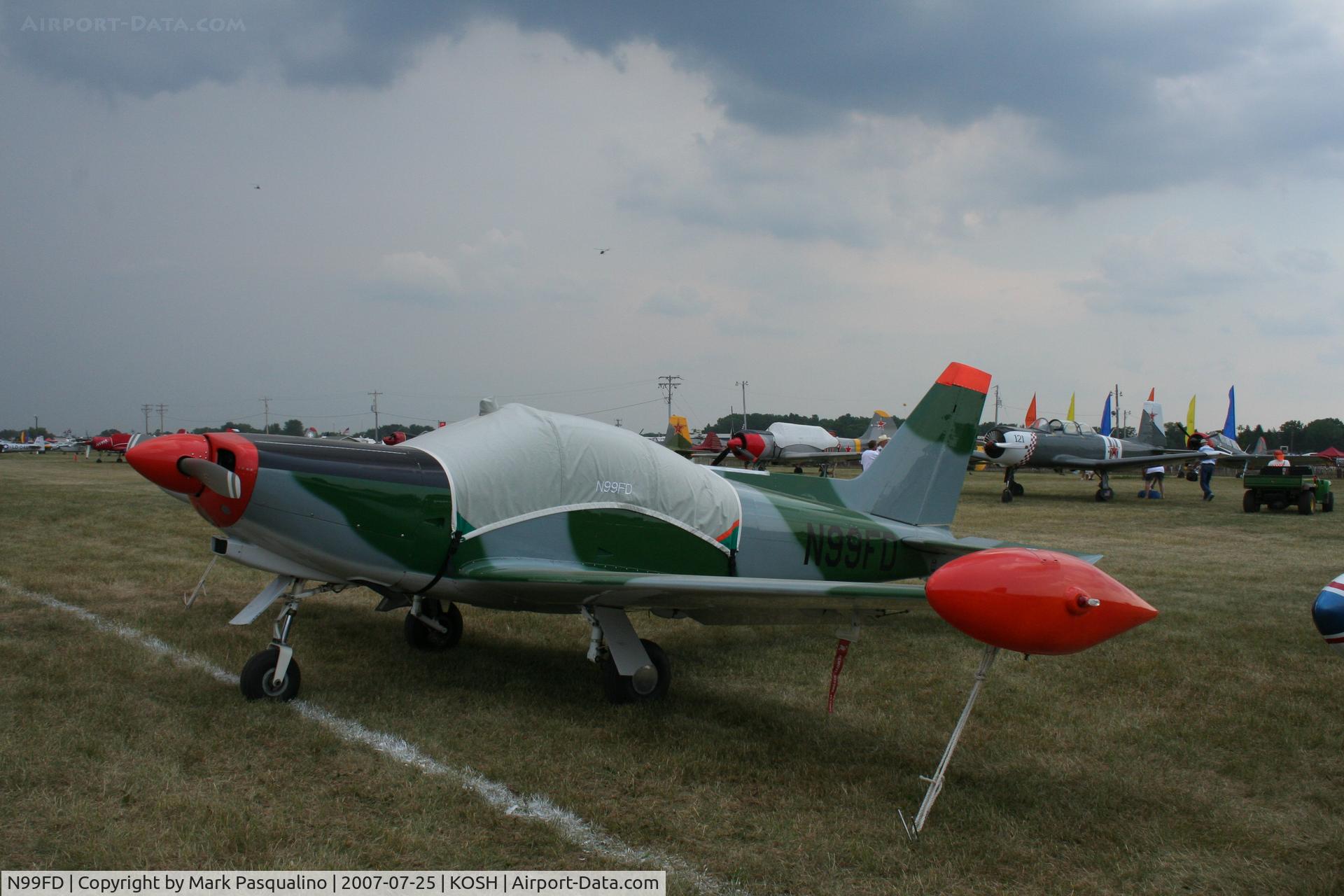 N99FD, 1991 SIAI-Marchetti SF-260D C/N 787, F.260D