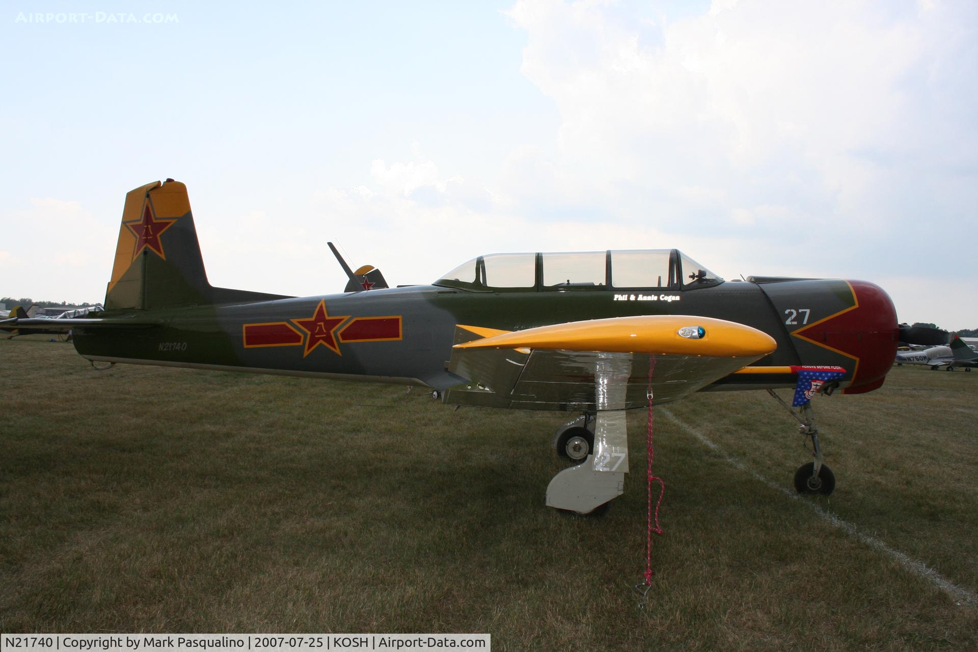 N21740, 1991 Nanchang CJ-6 C/N 3932005, Nangchang CJ-6A