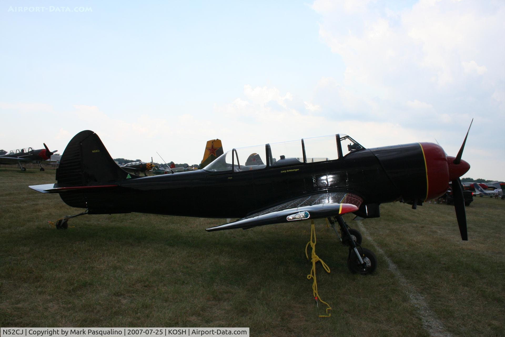 N52CJ, Yakovlev (Aerostar) Yak-52TW C/N Not found N52TJ, YAK-52TW