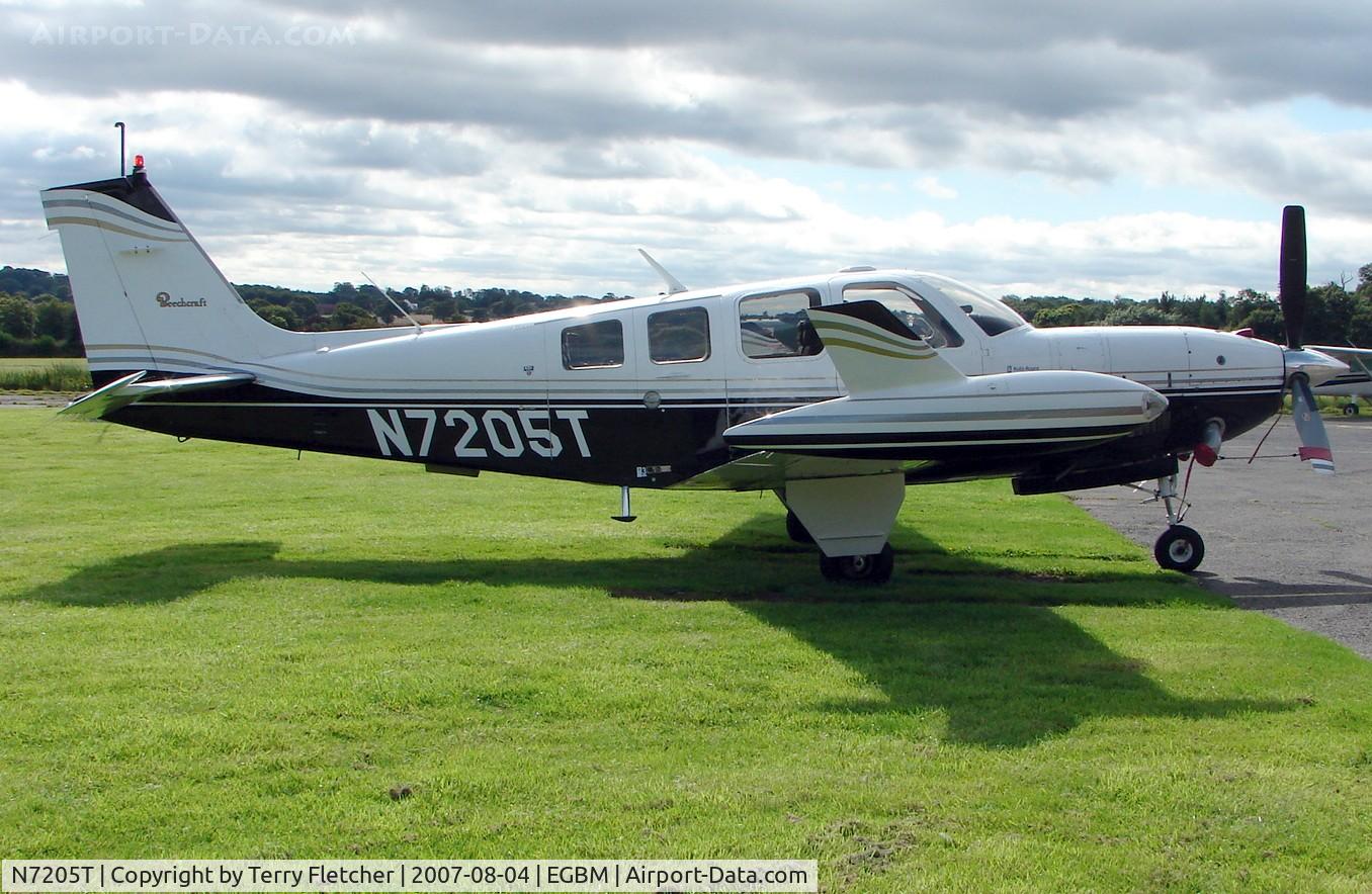 N7205T, 1984 Beech A36 Bonanza 36 C/N E-2182, Beech A36