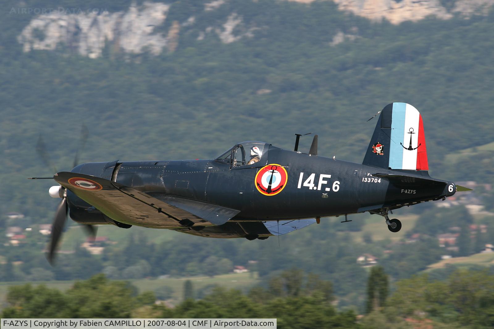 F-AZYS, Vought F4U-5N Corsair C/N Not found (Bu124541), Technolac 2007