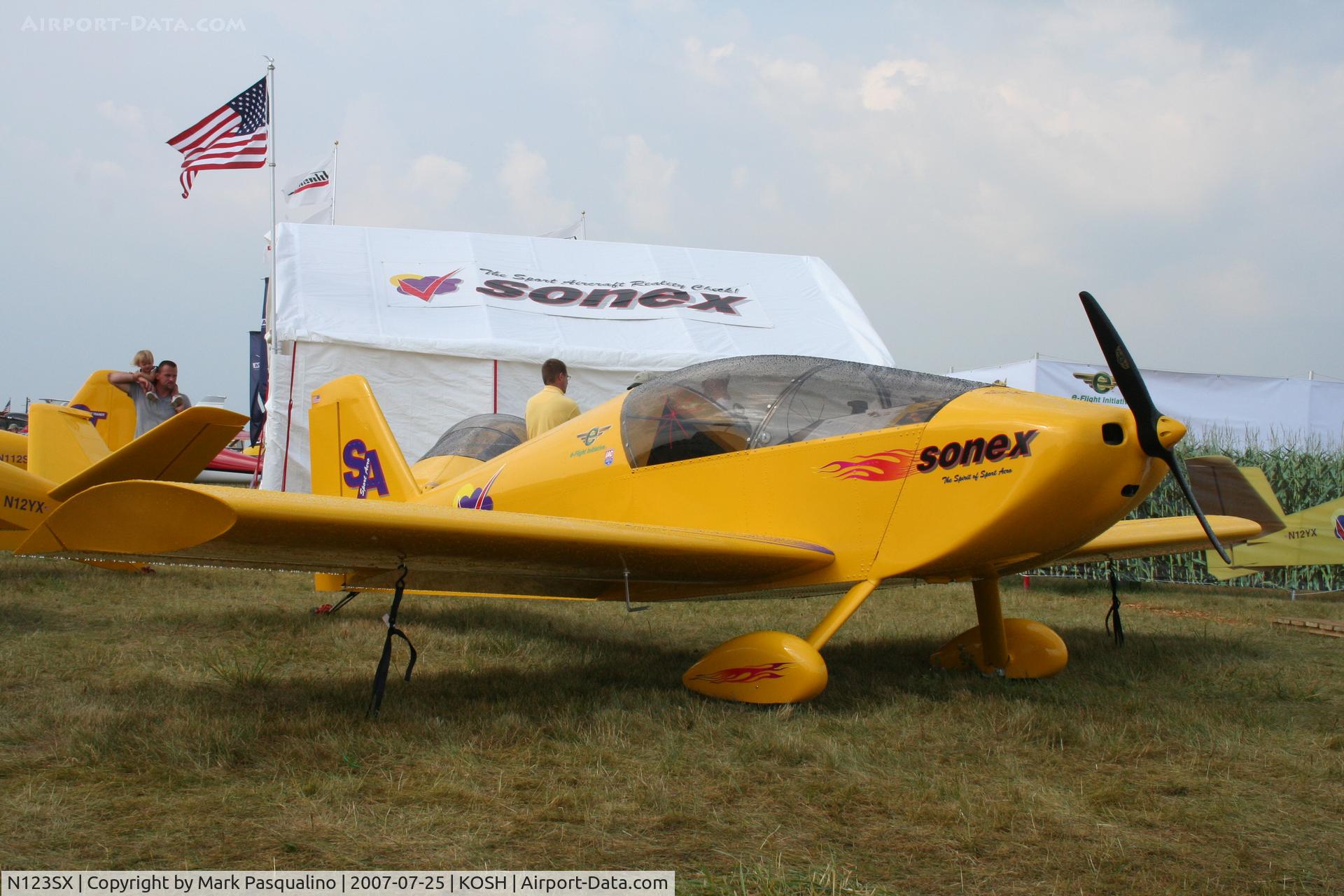 N123SX, Sonex Sonex SA C/N 0008, Sonex SA