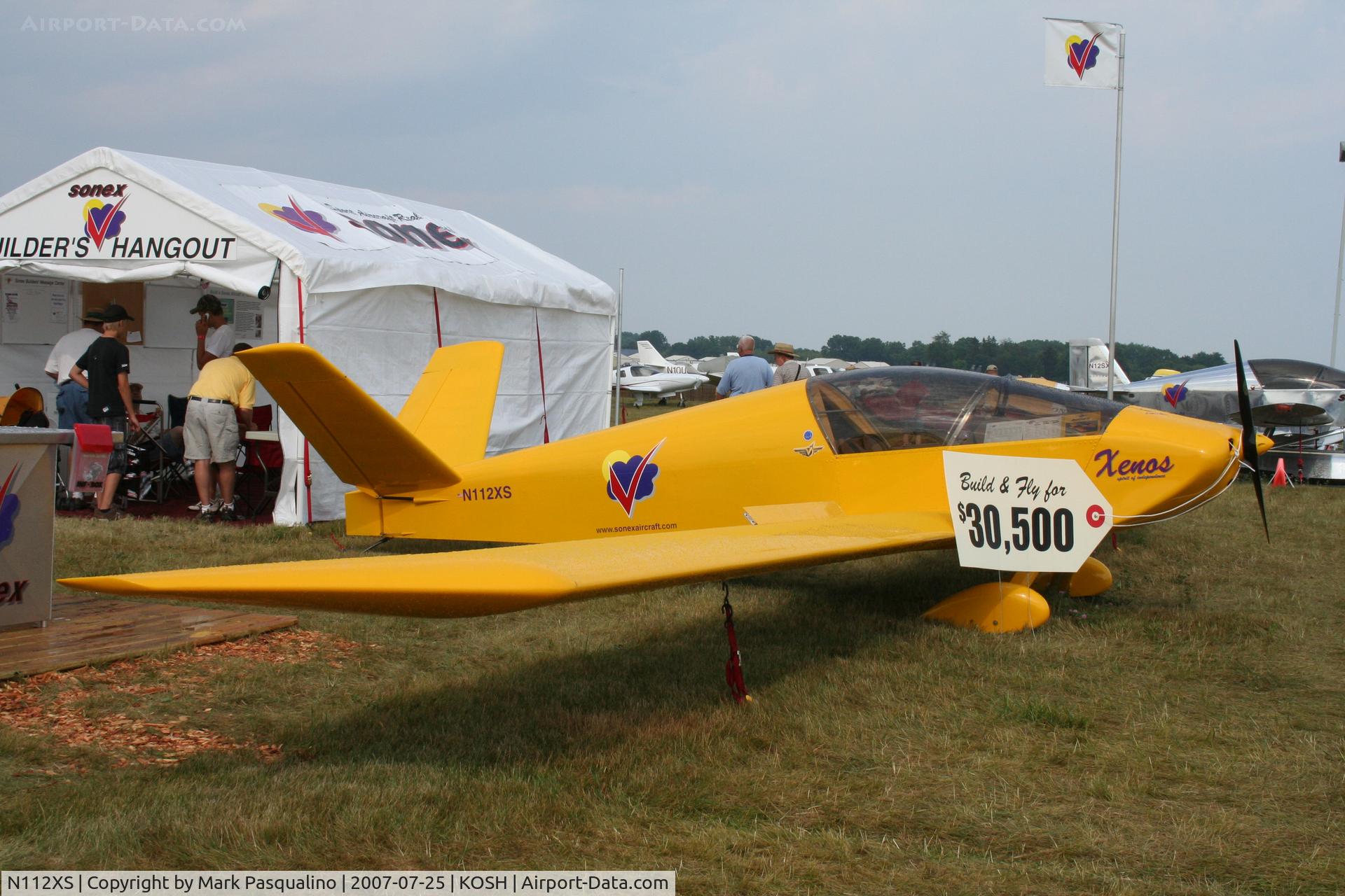 N112XS, 2003 Sonex Xenos C/N X0001, Sonex Limited Xenos