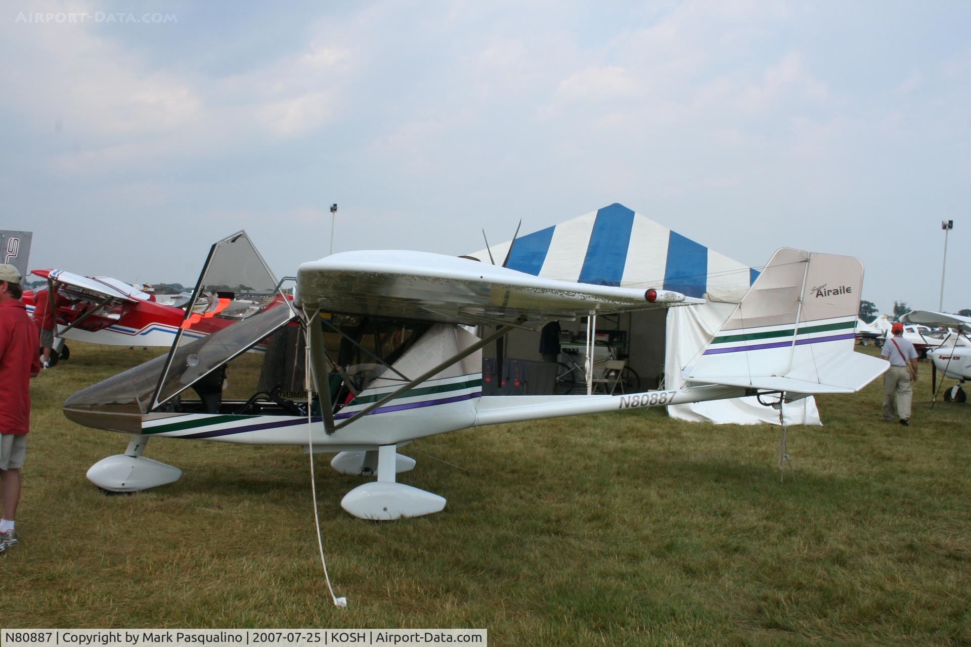 N80887, 1999 Rans S-12XL Airaile C/N 04950588, Rans S-12XL