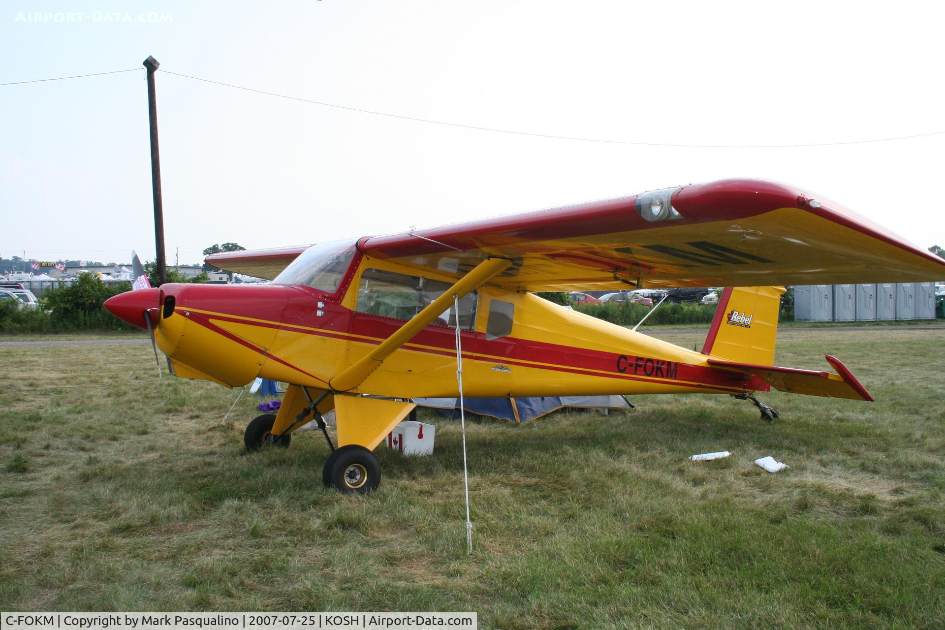 C-FOKM, 1992 Murphy Rebel C/N 068R, Murphy Rebel