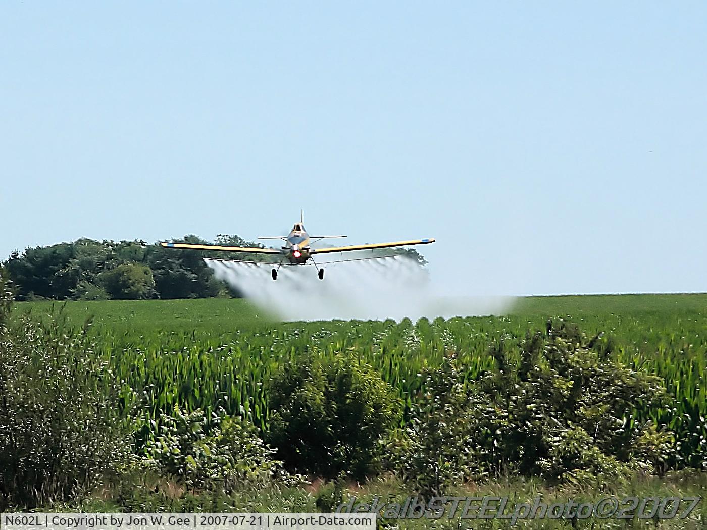 N602L, 1999 Air Tractor Inc AT-602 C/N 602-0526, hard a work, Dekalb County Illinois