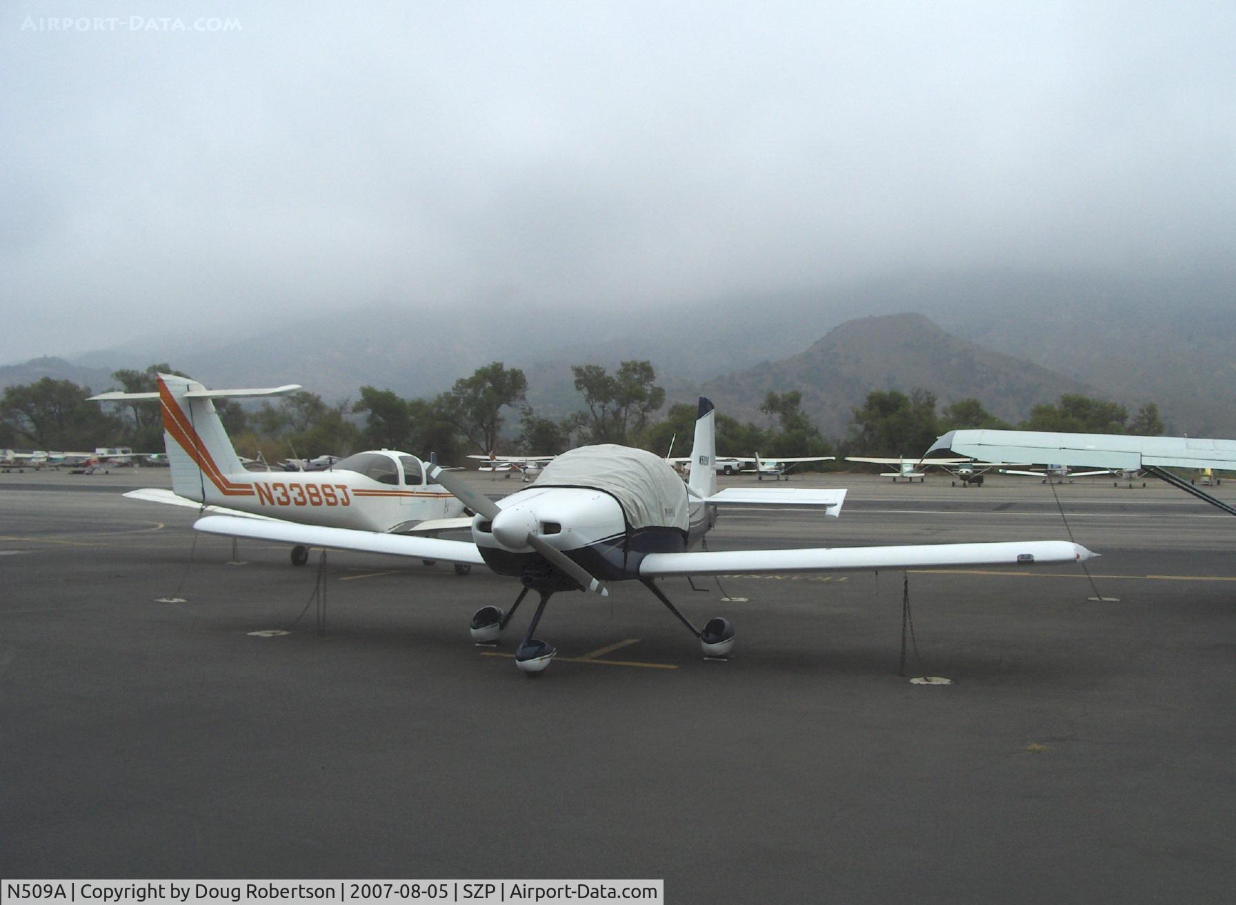 N509A, 2006 Vans RV-9A C/N 91011, 2006 Necochea VAN's RV-9A, Lycoming O-320-D1A 160 Hp