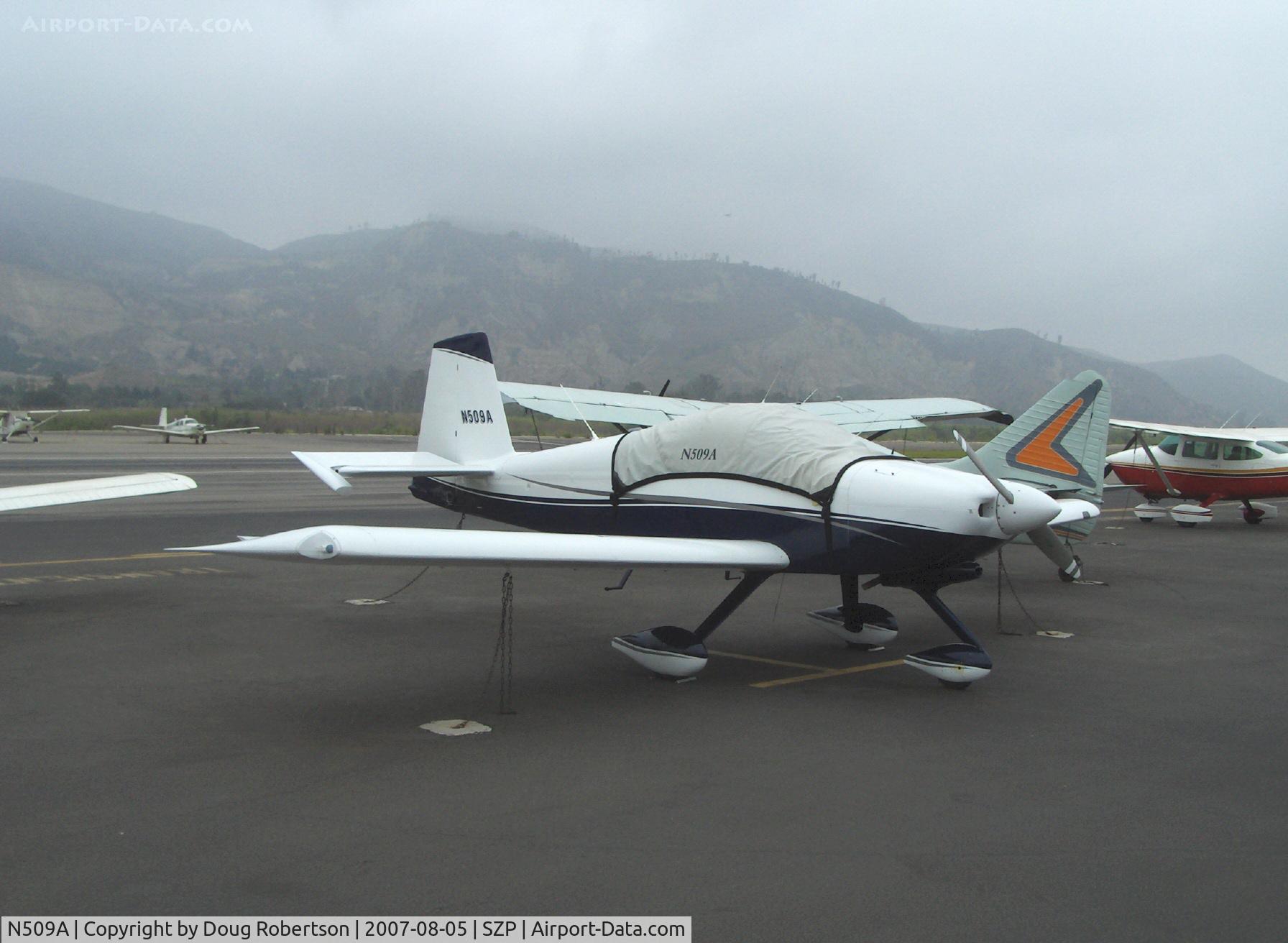 N509A, 2006 Vans RV-9A C/N 91011, 2006 Necochea VAN's RV-9A, Lycoming O-320-D1A 160 Hp