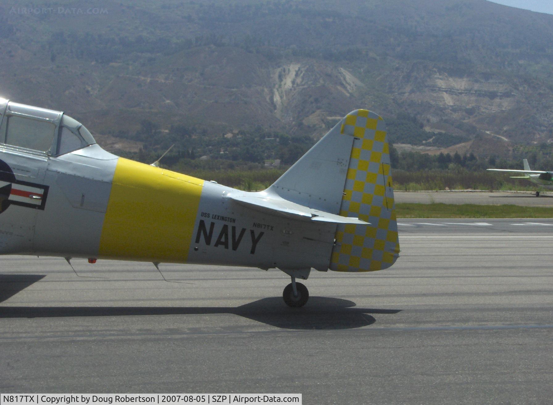 N817TX, 1942 North American AT-6D Texan C/N 88-18022 (42-86241), 1942 North American AT-6D TEXAN 'Problem Child', P&W R-1340 600 Hp, taxi
