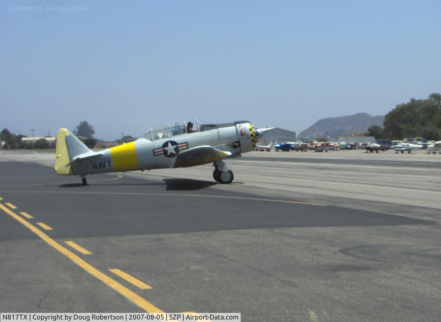 N817TX, 1942 North American AT-6D Texan C/N 88-18022 (42-86241), 1942 North American AT-6D TEXAN 'Problem Child', P&W R-1340 600 Hp, taxi