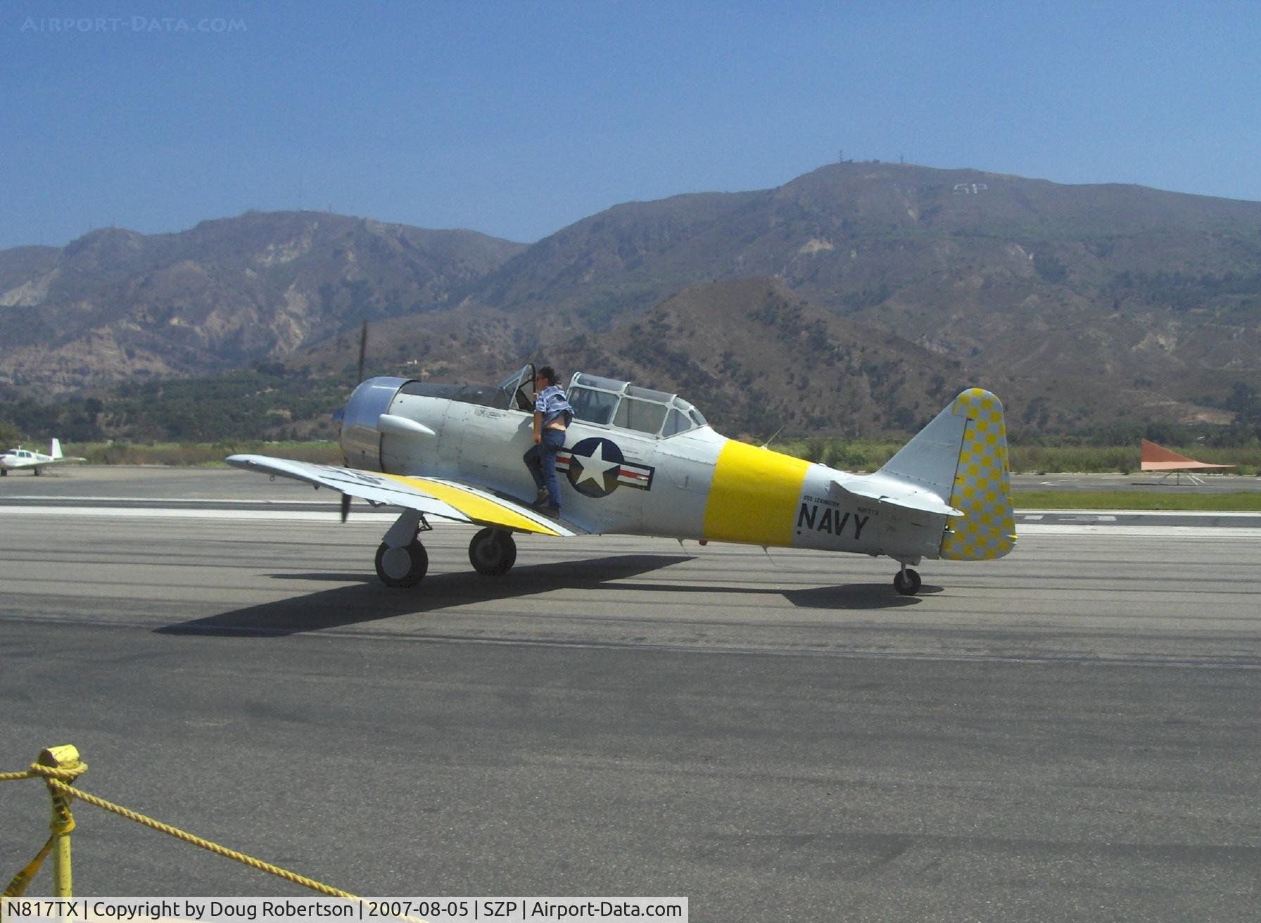 N817TX, 1942 North American AT-6D Texan C/N 88-18022 (42-86241), 1942 North American AT-6D TEXAN 'Problem Child', P&W R-1340 600 Hp, taxi