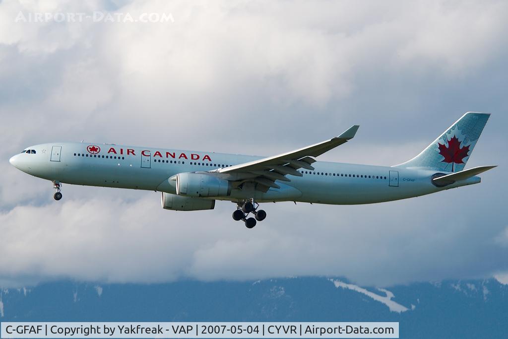 C-GFAF, 1999 Airbus A330-343 C/N 0277, Air Canada Airbus 330-300