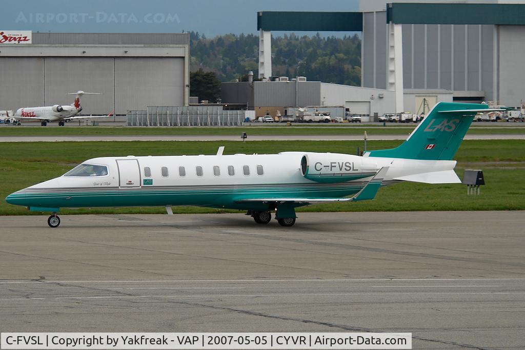 C-FVSL, 1999 Learjet 45 C/N 45-024, Learjet 45