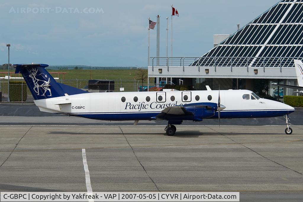 C-GBPC, 1985 Beech 1900C C/N UB-43, Pacific Coastal Beech 1900