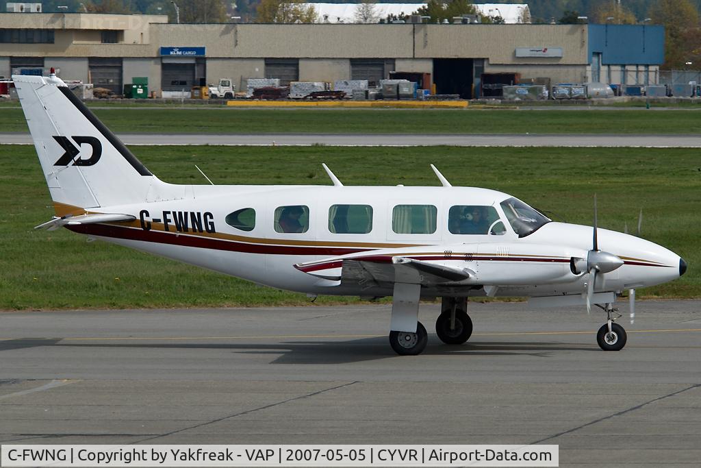 C-FWNG, 1973 Piper PA-31-310 Navajo Navajo C/N 31-7300917, KD Air Piper 31