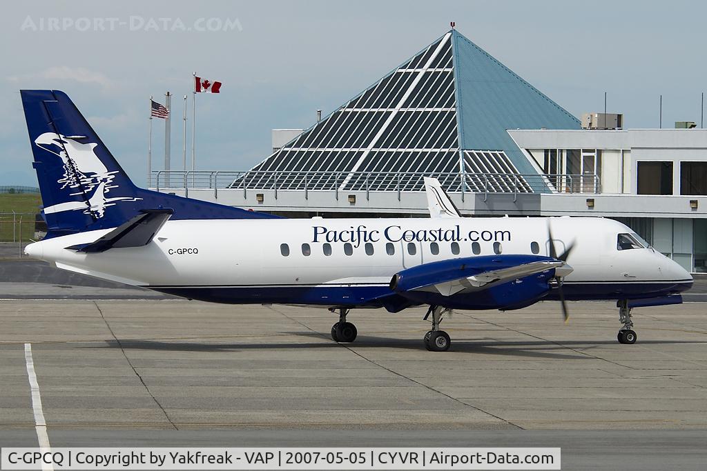 C-GPCQ, 1986 Saab SF340A C/N 340A-043, Pacific Coastal Saab 340