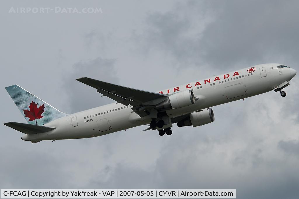 C-FCAG, 1988 Boeing 767-375/ER C/N 24085, Air Canada Boeing 767-300
