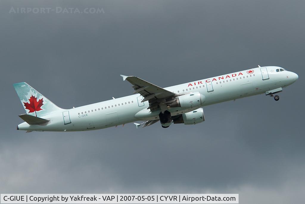 C-GIUE, 2001 Airbus A321-211 C/N 1632, Air Canada Airbus 321