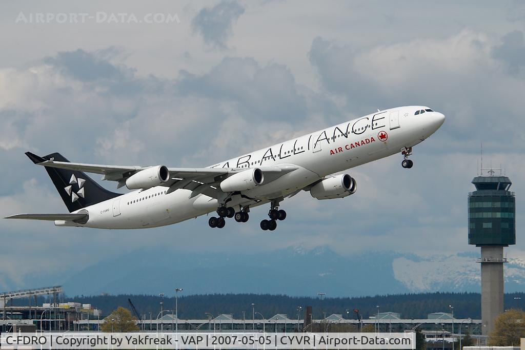 C-FDRO, 1994 Airbus A340-312 C/N 048, Air Canada Airbus 340-300 in Star Alliance colors