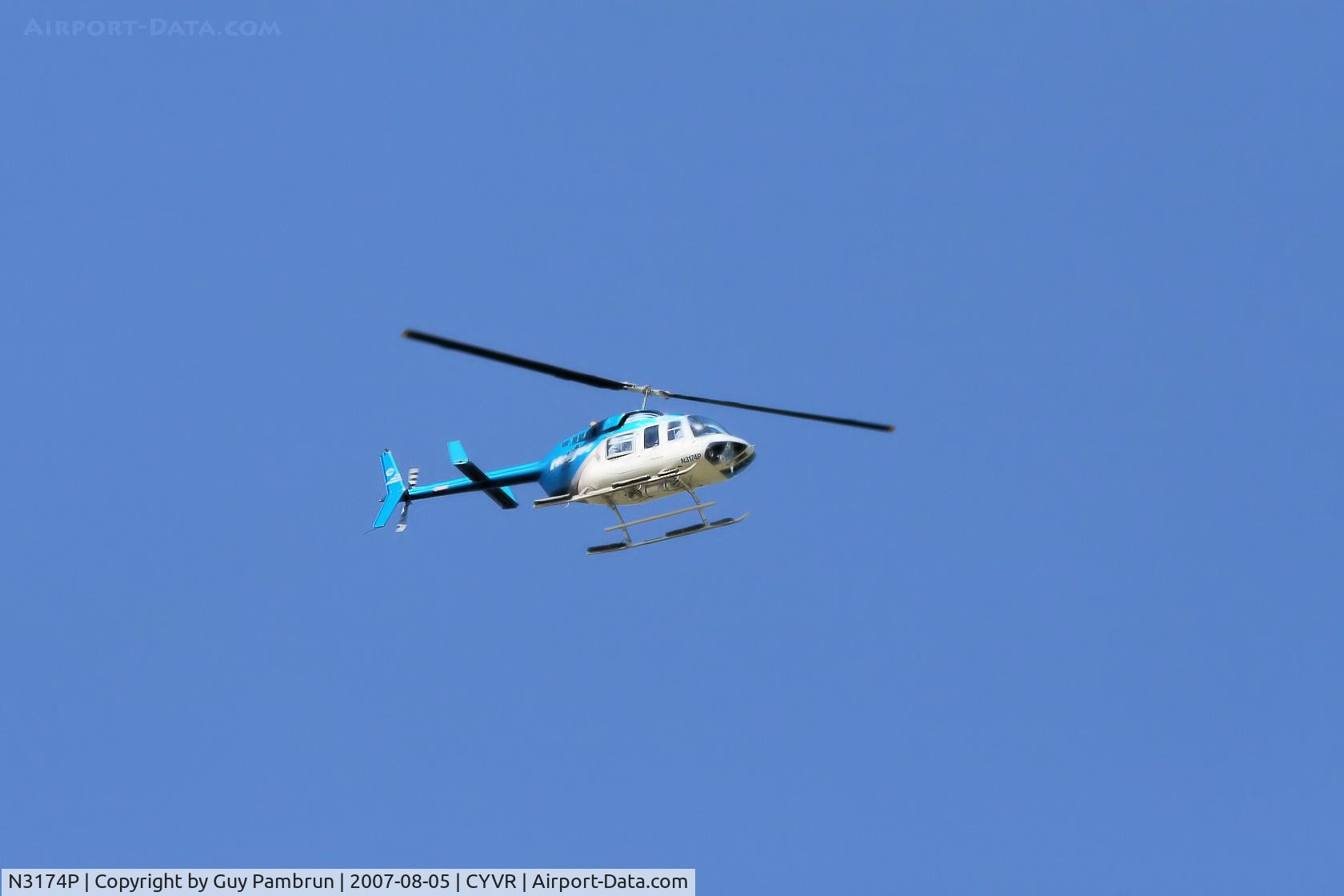 N3174P, 1982 Bell 206L-1 LongRanger II C/N 45741, Just buzzin' around