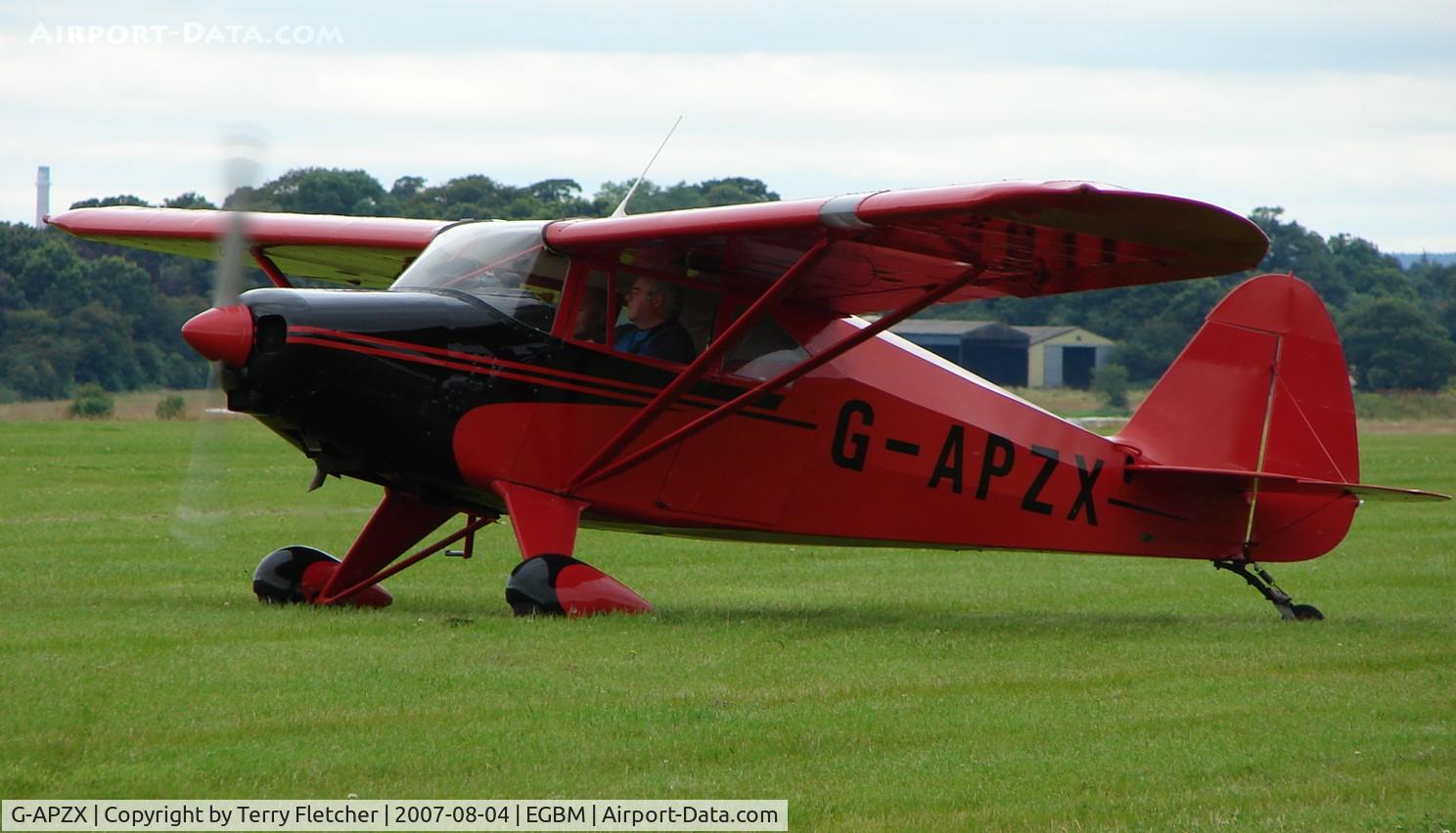 G-APZX, 1957 Piper PA-22-150 Caribbean C/N 22-5181, Piper Pa-22-150