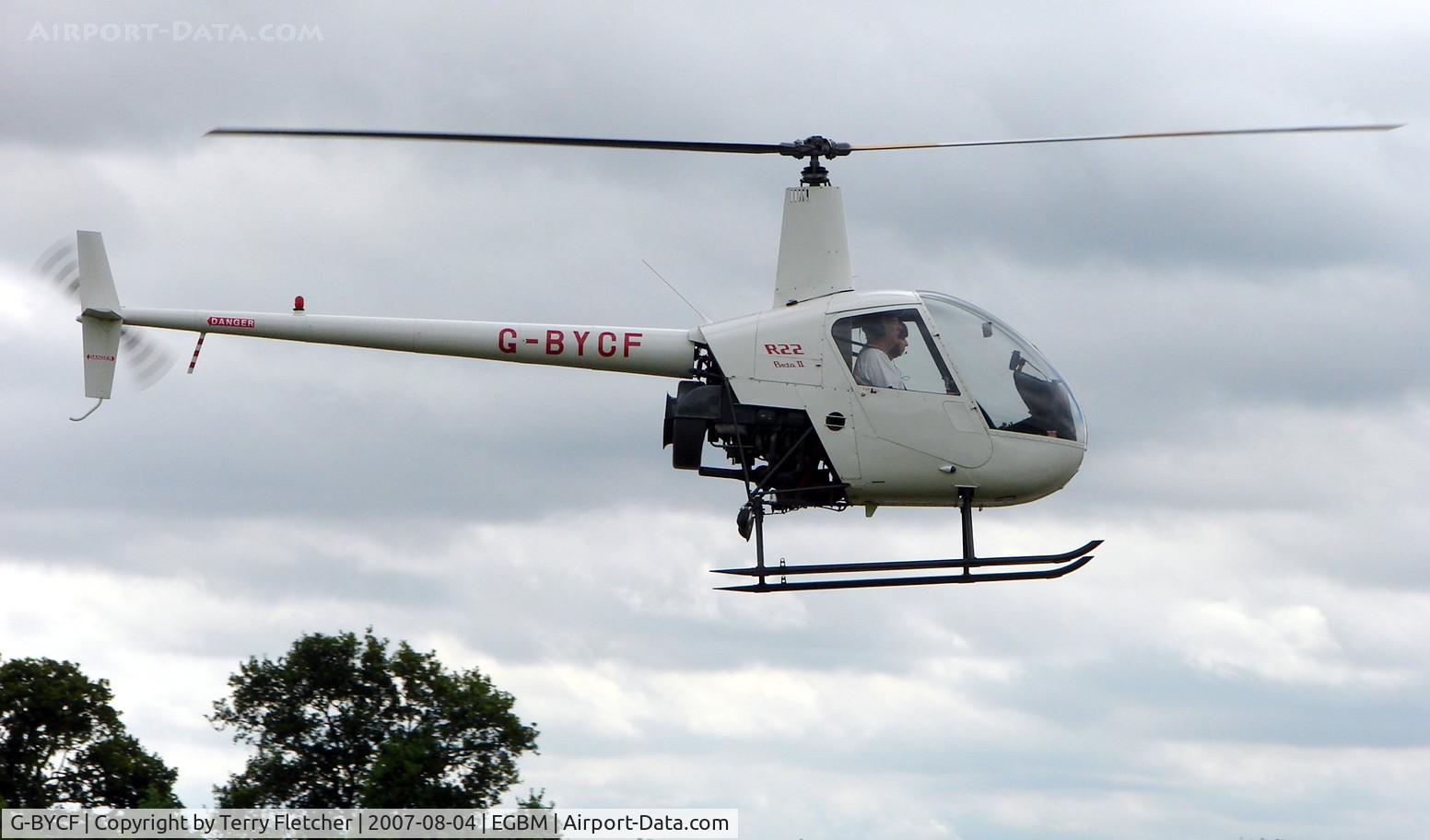 G-BYCF, 1998 Robinson R22 Beta II C/N 2866, Robinson R22 Beta