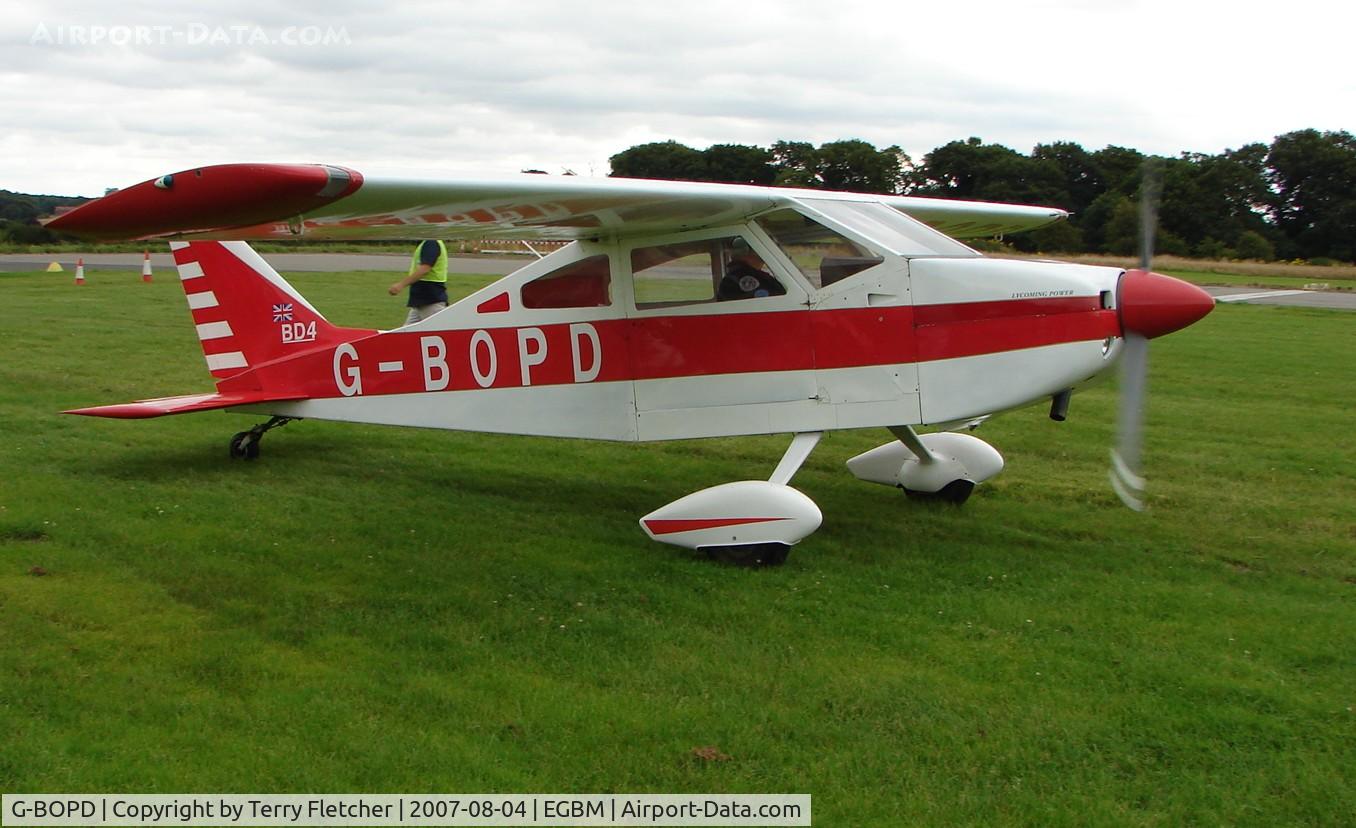 G-BOPD, 1974 Bede BD-4 C/N 632, BEDE BD-4