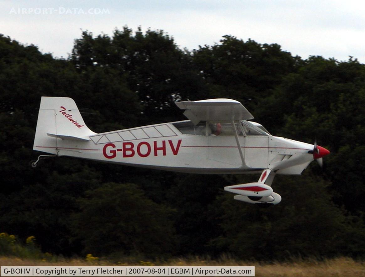G-BOHV, 1990 Wittman W-8 Tailwind C/N PFA 031-11151, Wittman W8 Tailwind