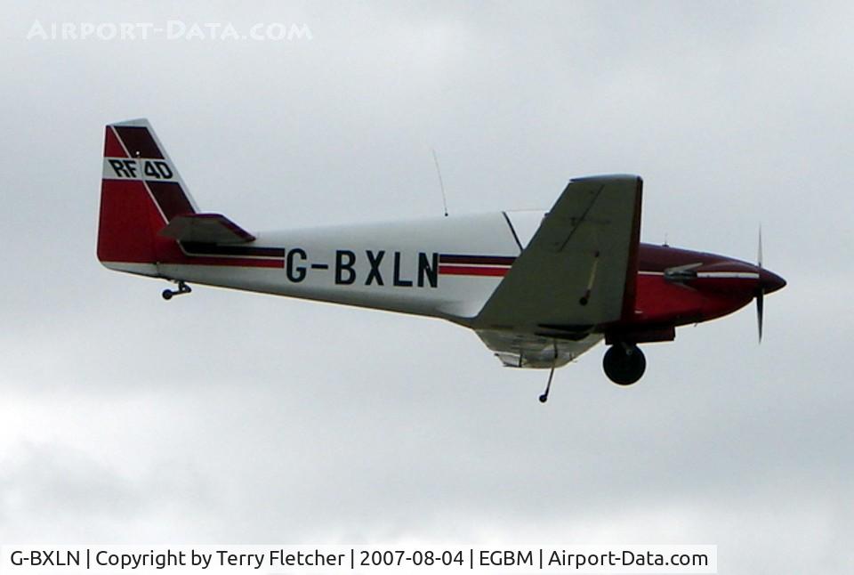 G-BXLN, 1967 Sportavia-Putzer Fournier RF-4D C/N 4022, Fournier RF4D