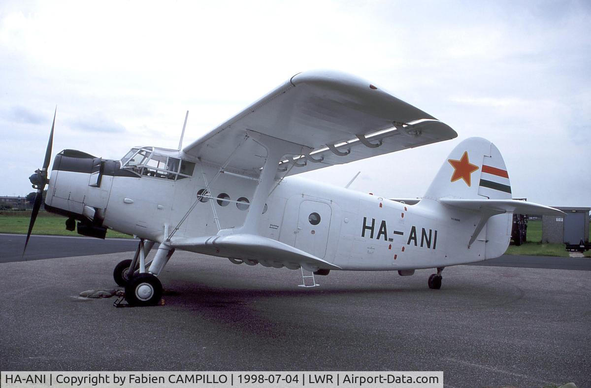 HA-ANI, 1972 Antonov An-2P C/N 1G132-55, Leewarden 1998 Open Day