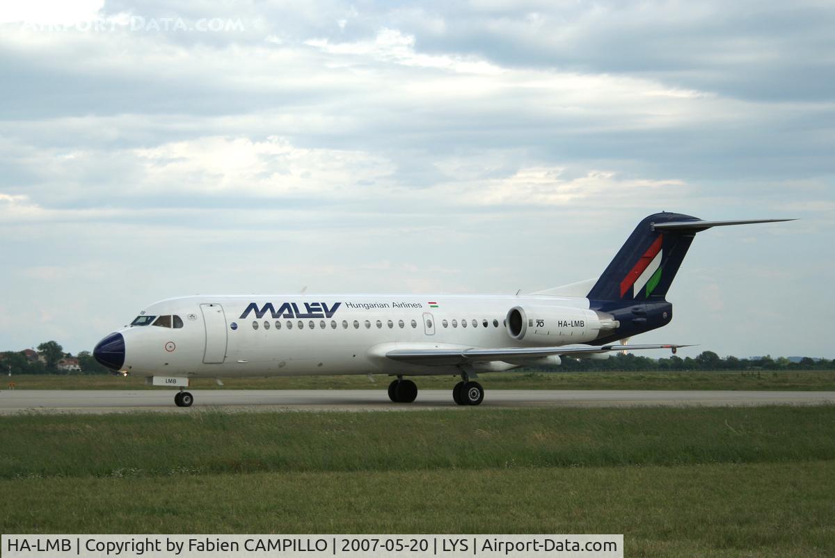HA-LMB, 1996 Fokker 70 (F-28-0070) C/N 11565, Malev