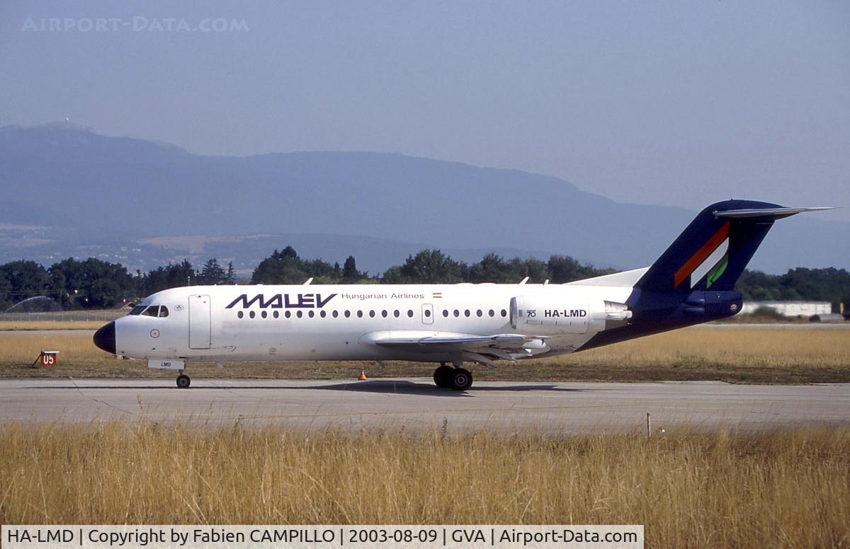 HA-LMD, 1995 Fokker 70 (F-28-0070) C/N 11563, Malev