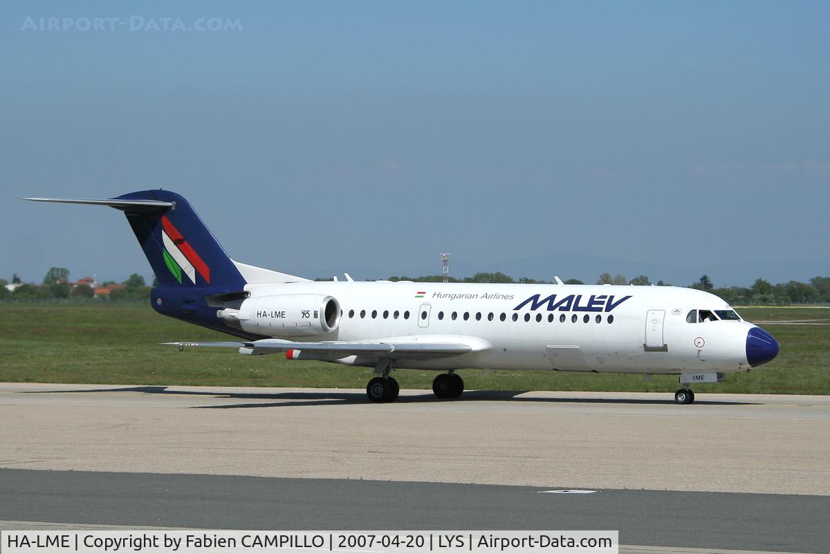 HA-LME, 1996 Fokker 70 (F-28-0070) C/N 11575, Malev