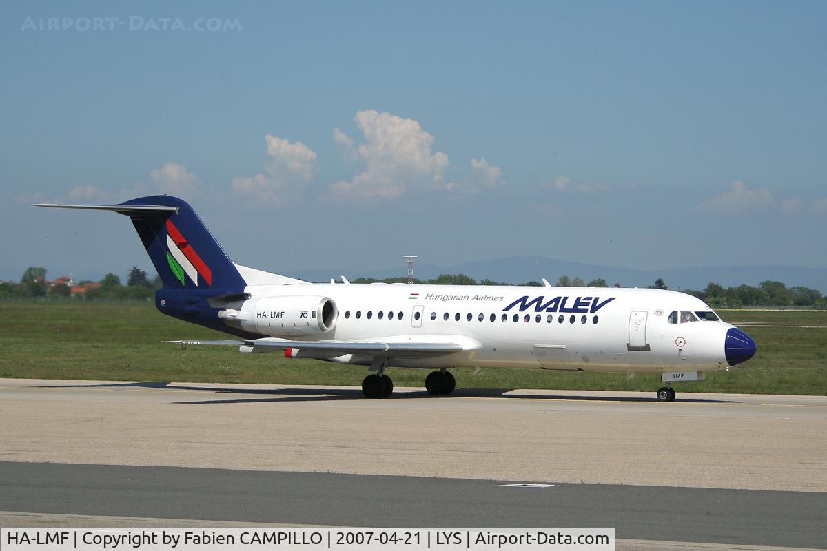 HA-LMF, 1996 Fokker 70 (F-28-0070) C/N 11571, Malev