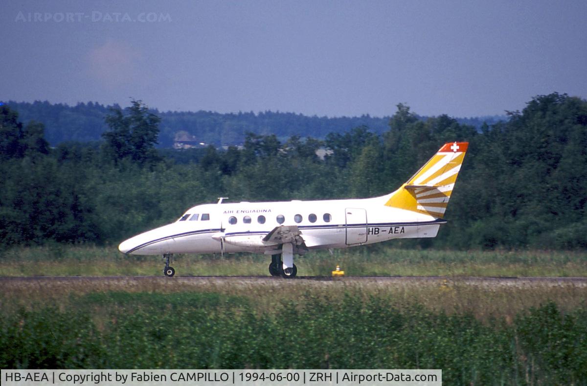 HB-AEA, 1983 British Aerospace BAe-3102 Jetstream 31 C/N 612, Air Engiadina