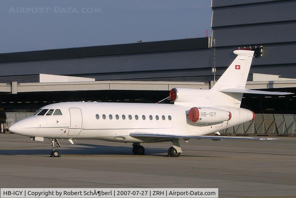 HB-IGY, 2001 Dassault Falcon 900EX C/N 95, My short trip to ZRH with Robin Hood OE-GIR Saab340
