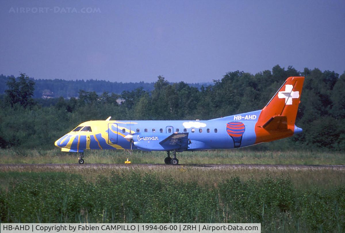 HB-AHD, 1985 Saab SF340A C/N 340A-018, Crossair