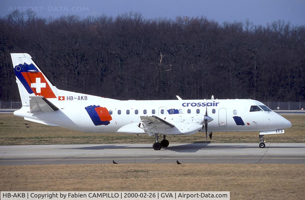 HB-AKB, 1989 Saab SF340B C/N 340B-161, Crossair