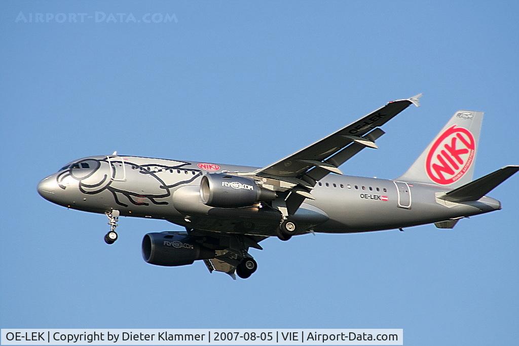 OE-LEK, 2007 Airbus A319-112 C/N 3019, NIKIS A319-112