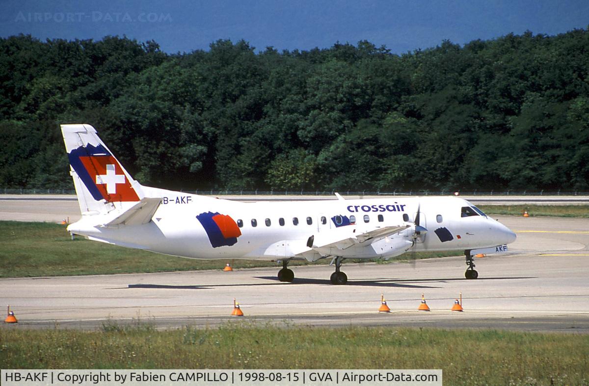 HB-AKF, 1990 Saab 340B C/N 340B-182, Crossair